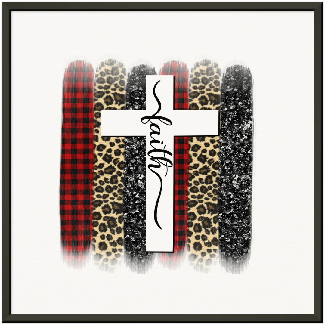 FAITH-Museum-Quality Matte Paper Metal Framed Poster