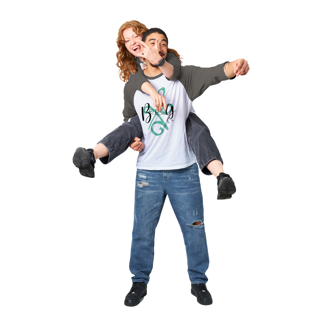 BBG Co. Unisex 3/4 sleeve Raglan T-shirt