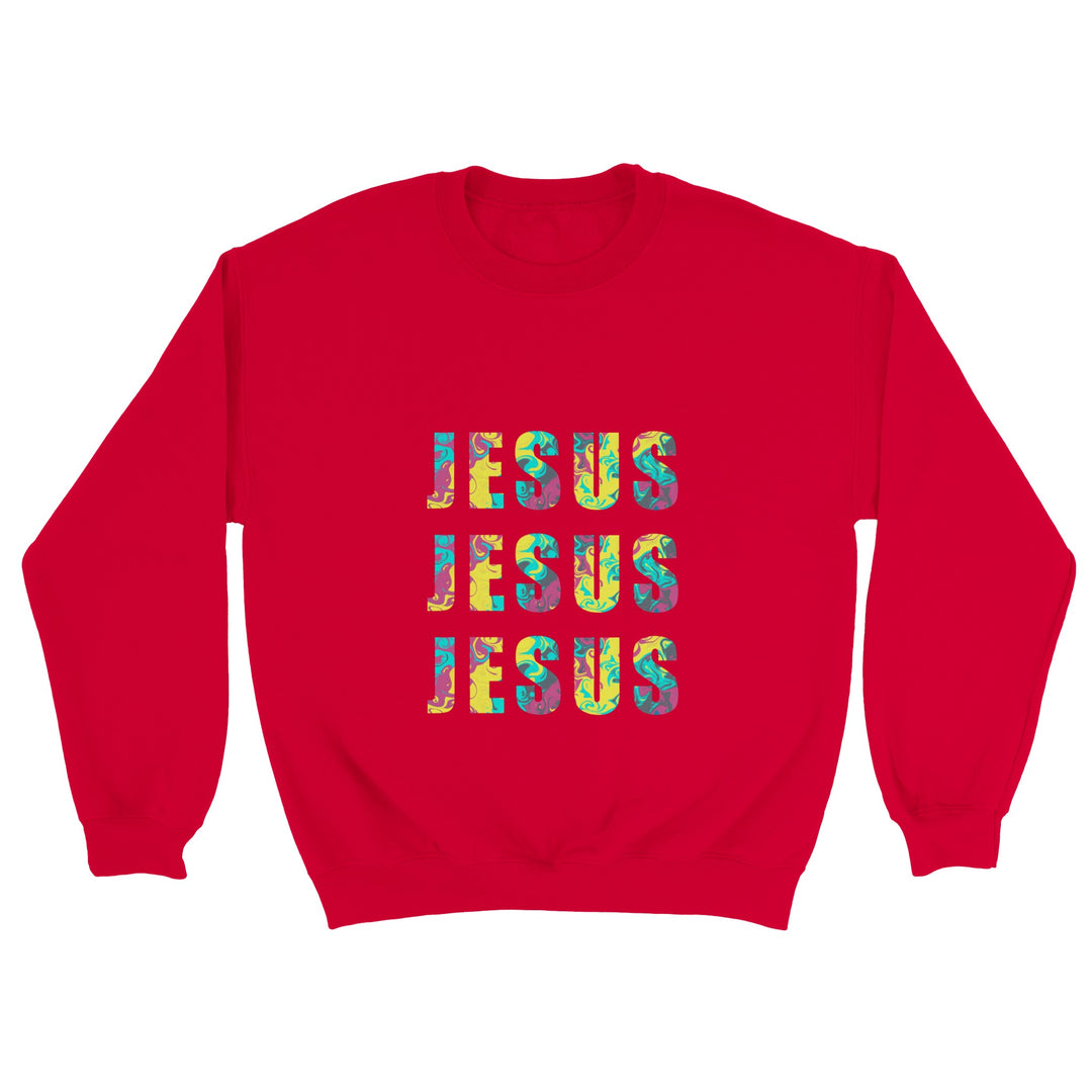 JESUS-JESUS-JESUS-Classic Unisex Crewneck Sweatshirt