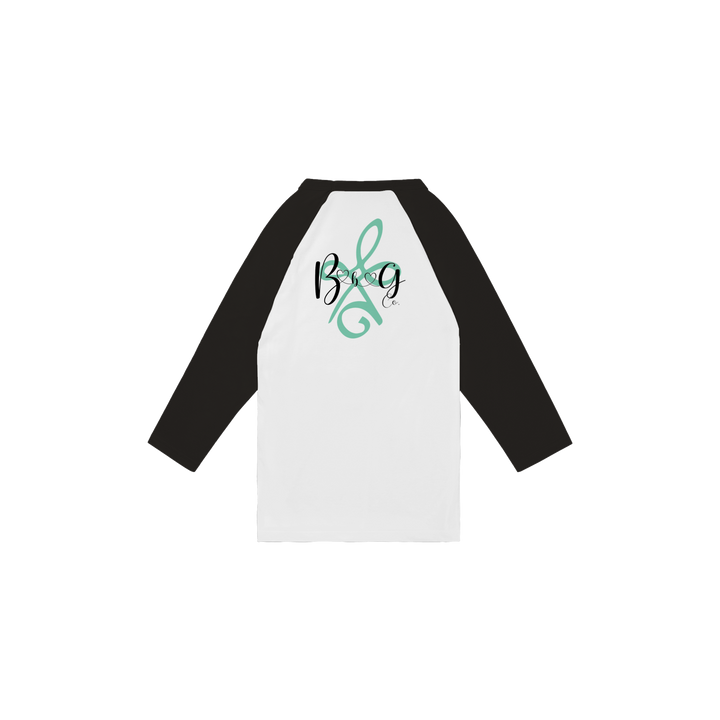 BBG Co. Unisex 3/4 sleeve Raglan T-shirt