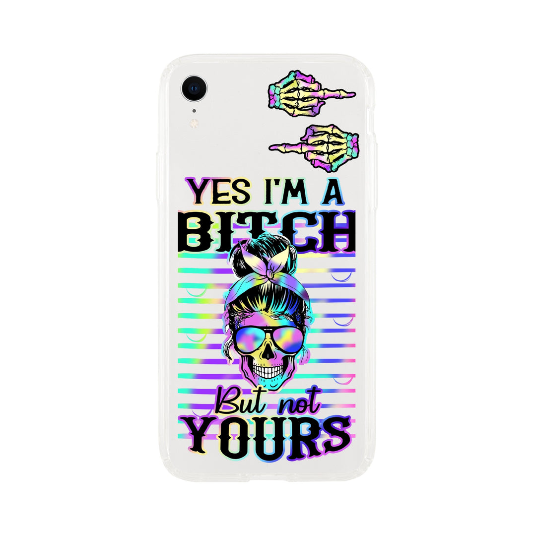 SKULL BITCH-Clear case