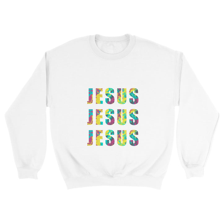 JESUS-JESUS-JESUS-Classic Unisex Crewneck Sweatshirt