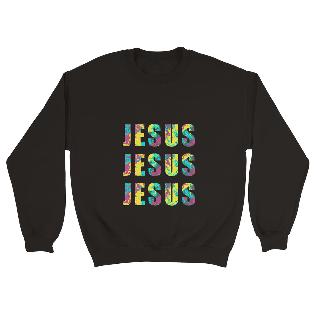 JESUS-JESUS-JESUS-Classic Unisex Crewneck Sweatshirt