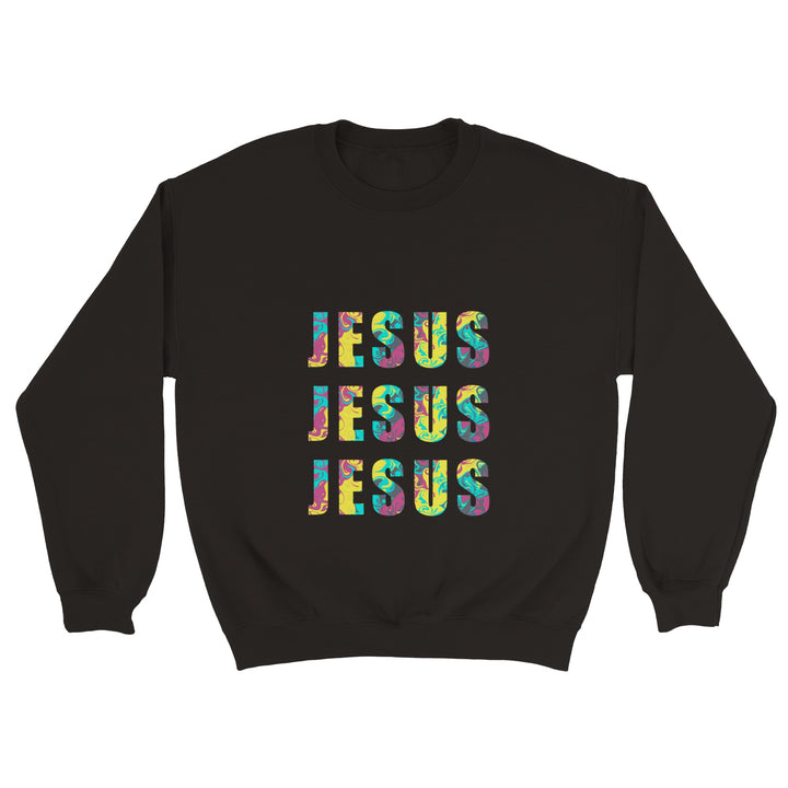 JESUS-JESUS-JESUS-Classic Unisex Crewneck Sweatshirt