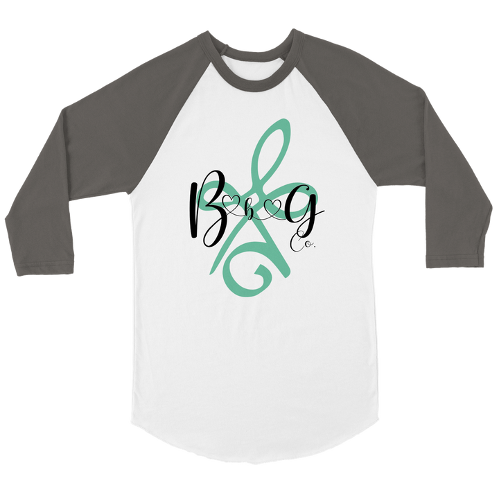 BBG Co. Unisex 3/4 sleeve Raglan T-shirt